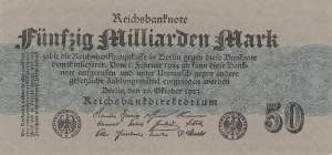 50 Milliarden Mark ro.122c